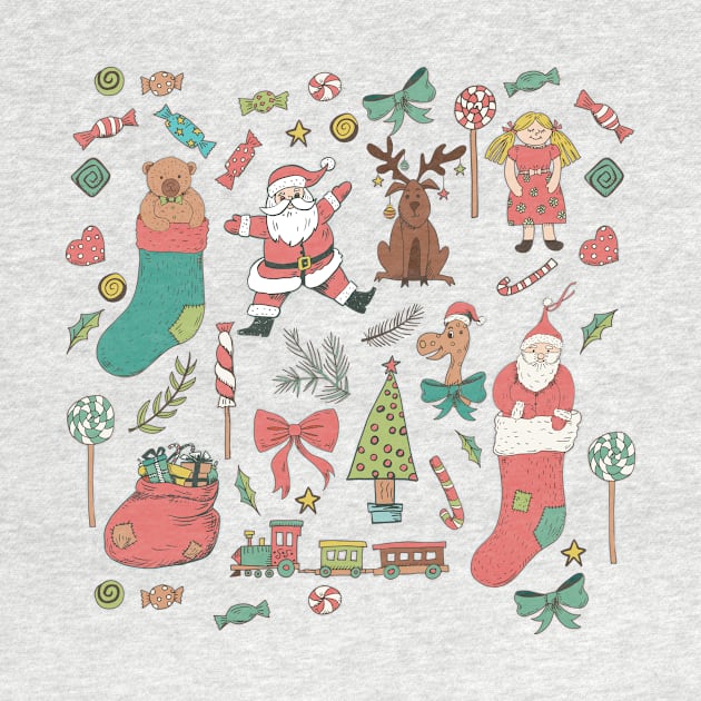 Cute Christmas Pattern by SWON Design